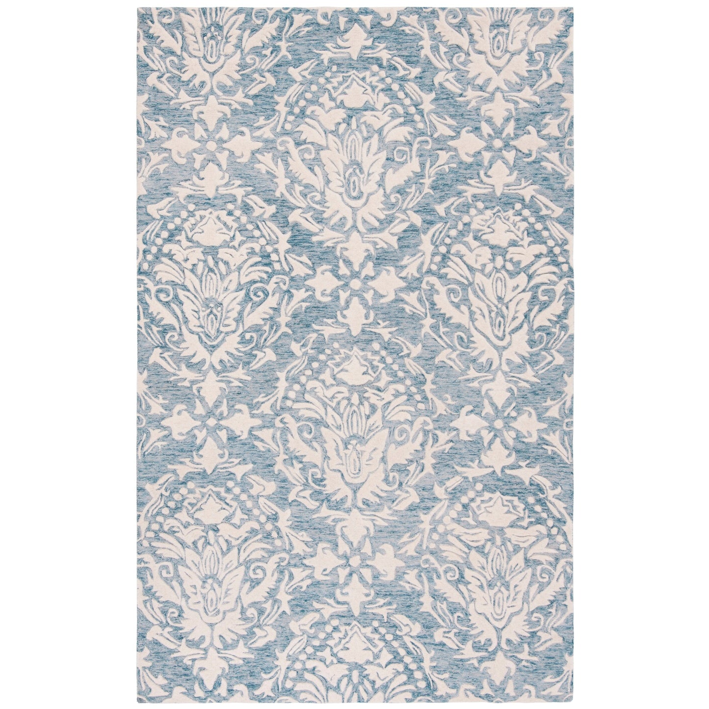 SAFAVIEH Handmade Blossom Ambroisine Modern Floral Wool Rug