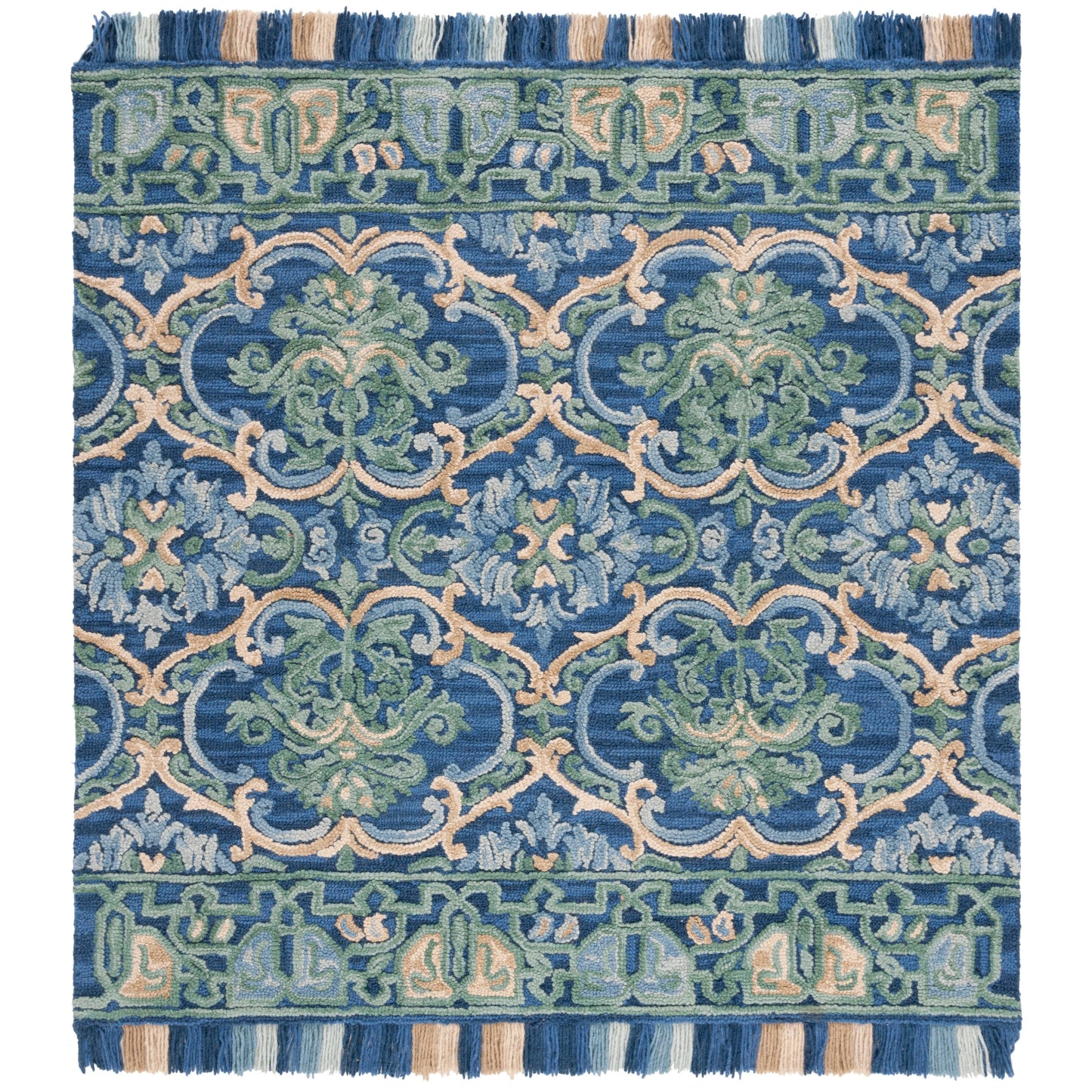 SAFAVIEH Handmade Blossom Porzia Floral Wool Rug
