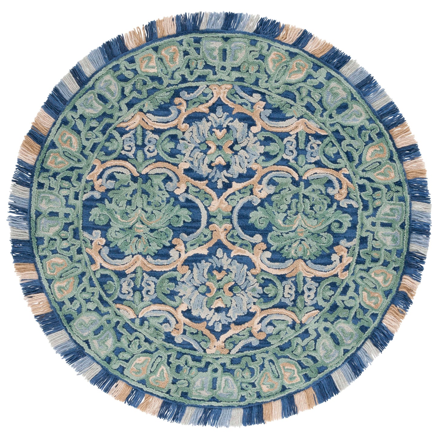 SAFAVIEH Handmade Blossom Porzia Floral Wool Rug