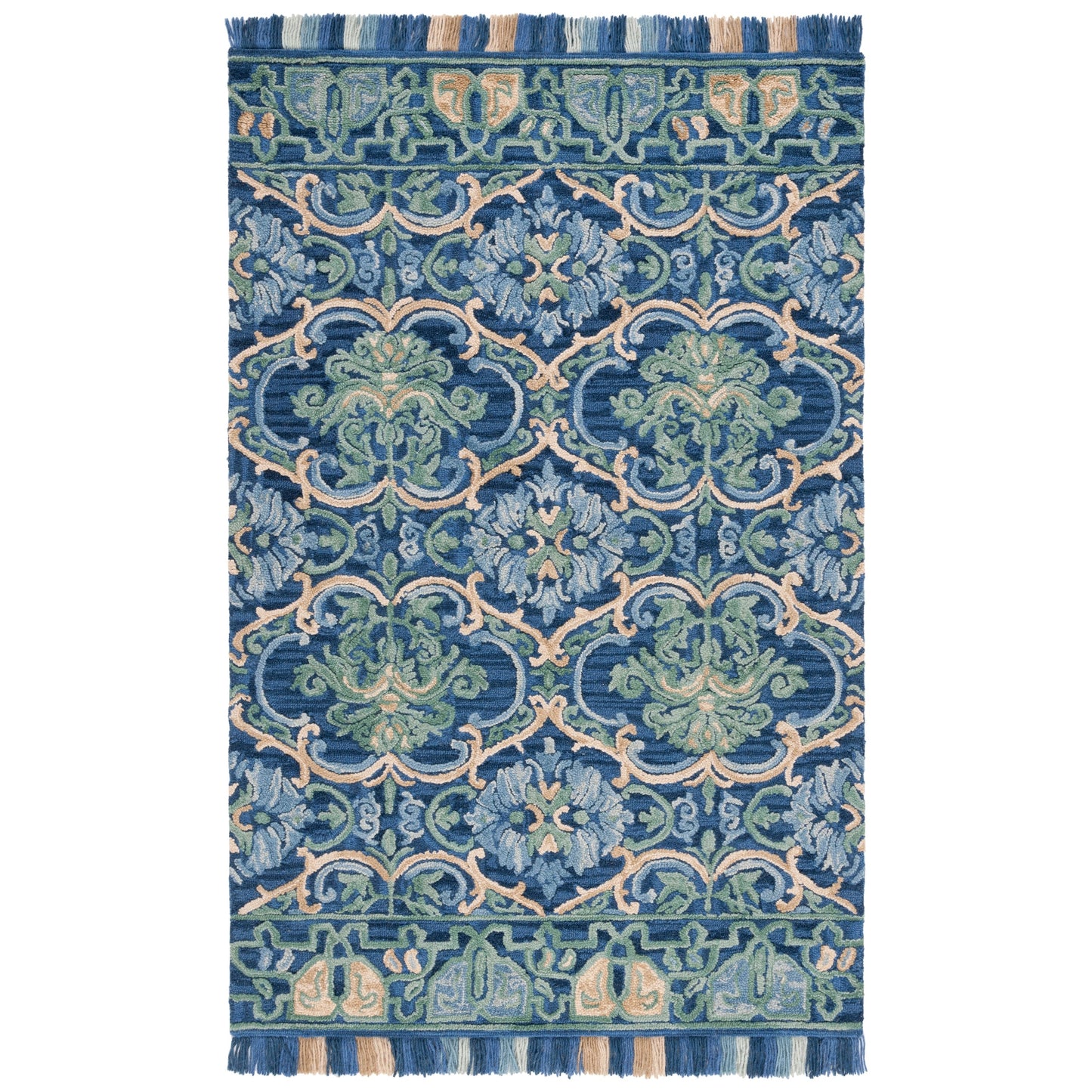 SAFAVIEH Handmade Blossom Porzia Floral Wool Rug