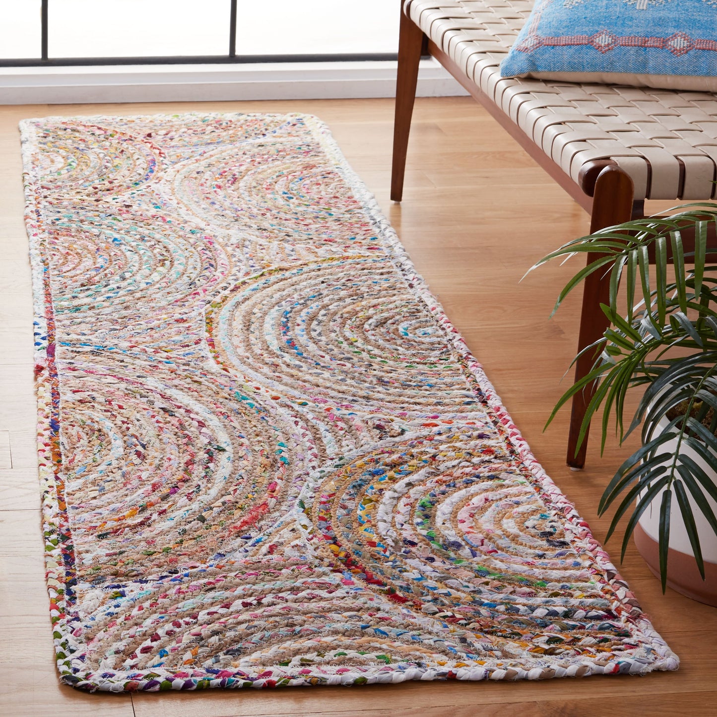 SAFAVIEH Handmade Cape Cod Eulogia Coastal Jute Rug