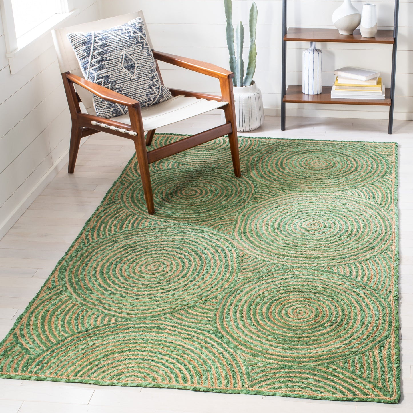 SAFAVIEH Handmade Cape Cod Eulogia Coastal Jute Rug