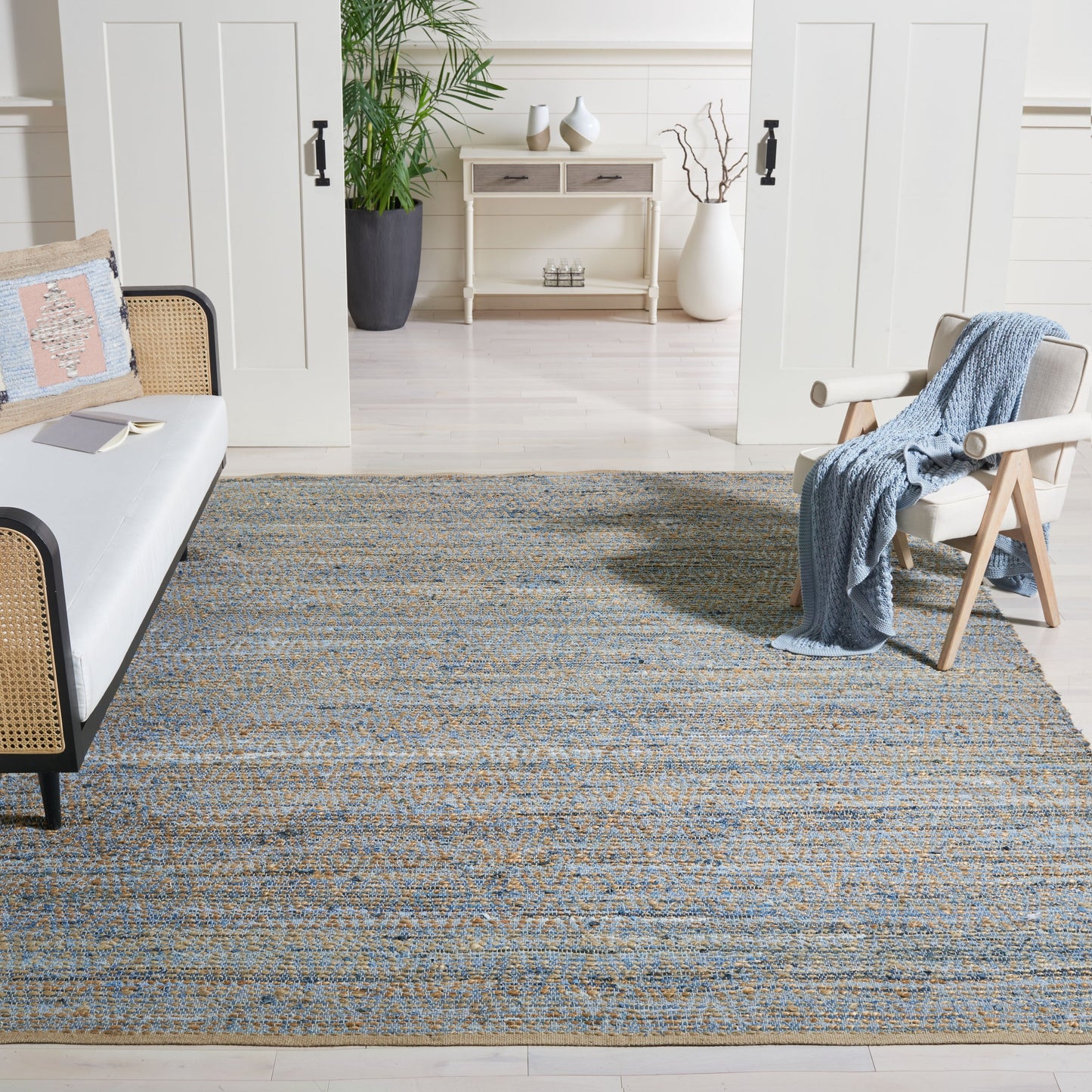 SAFAVIEH Handmade Cape Cod Irenea Coastal Jute Rug