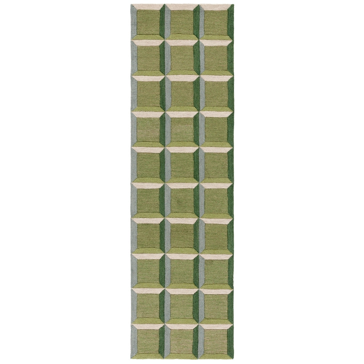 SAFAVIEH Handmade Genre Hikariko Mid-Century Modern Wool Rug