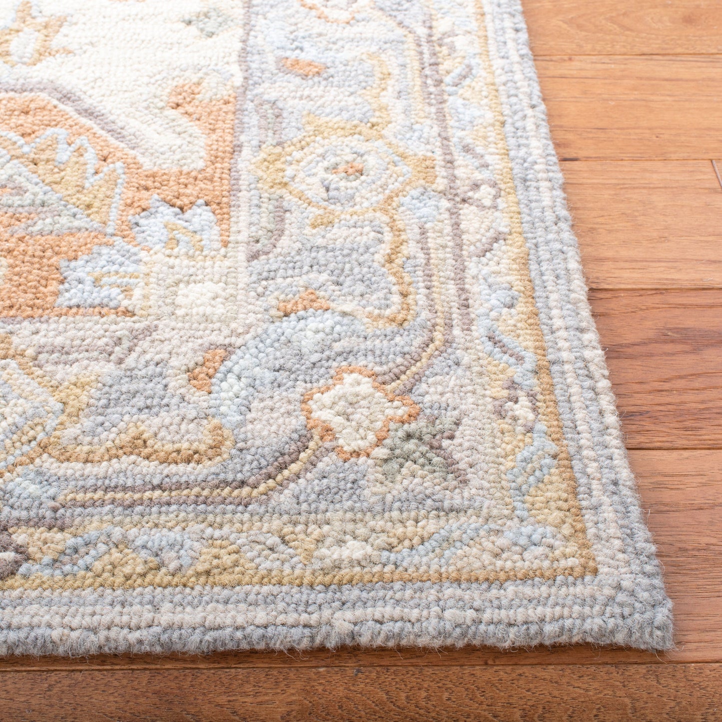 SAFAVIEH Handmade Heritage Blocks Traditional Wool Rug
