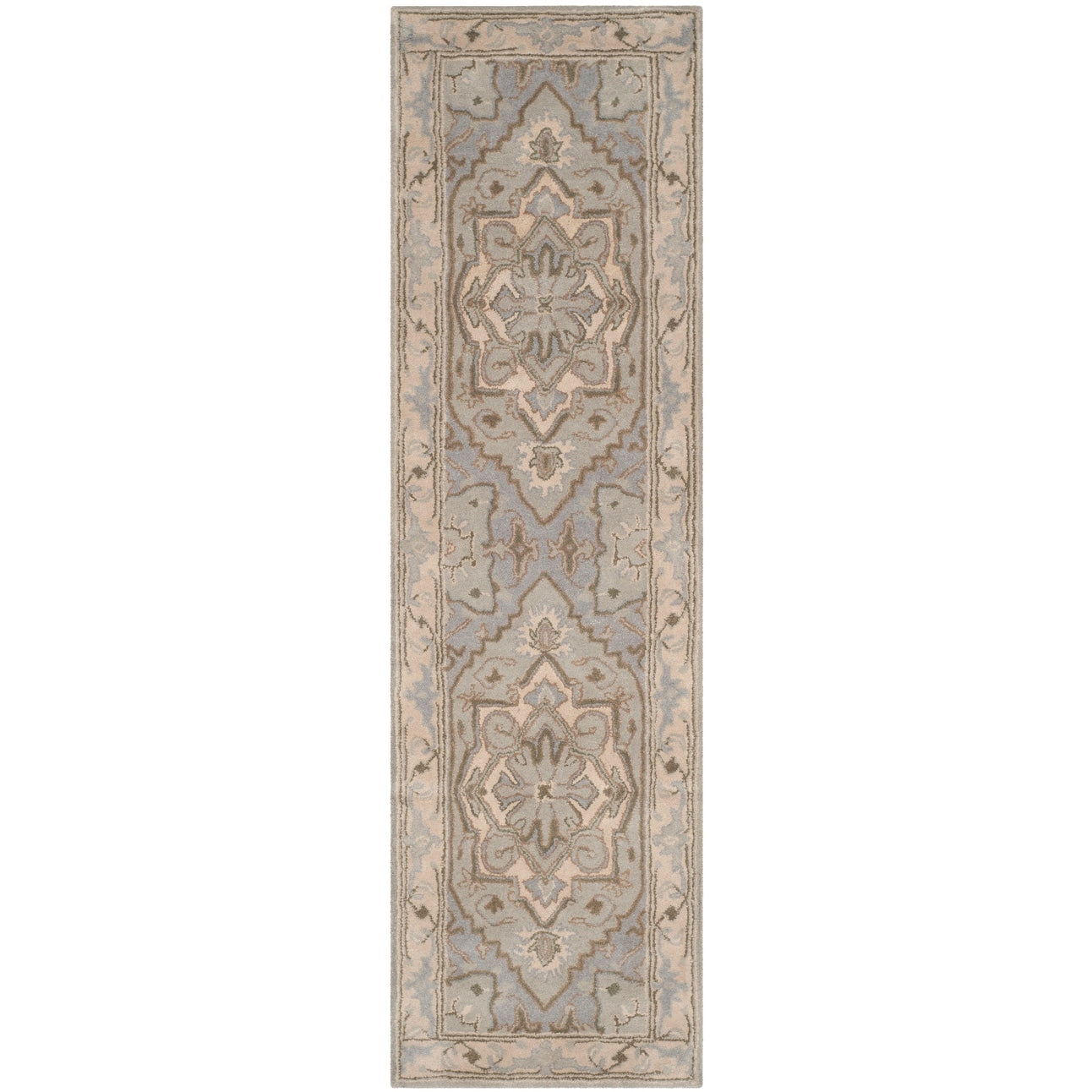 SAFAVIEH Handmade Heritage Floating Dahlia Traditional Oriental Wool Rug