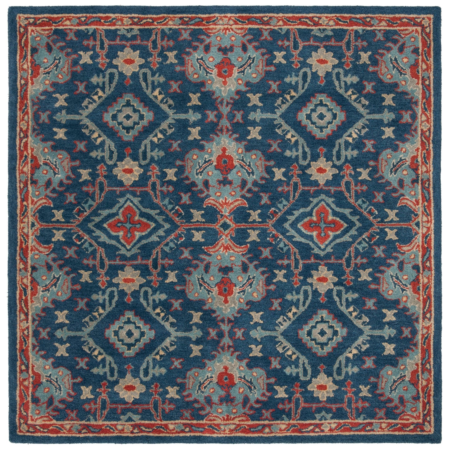 SAFAVIEH Handmade Heritage Pauliina Traditional Oriental Wool Rug