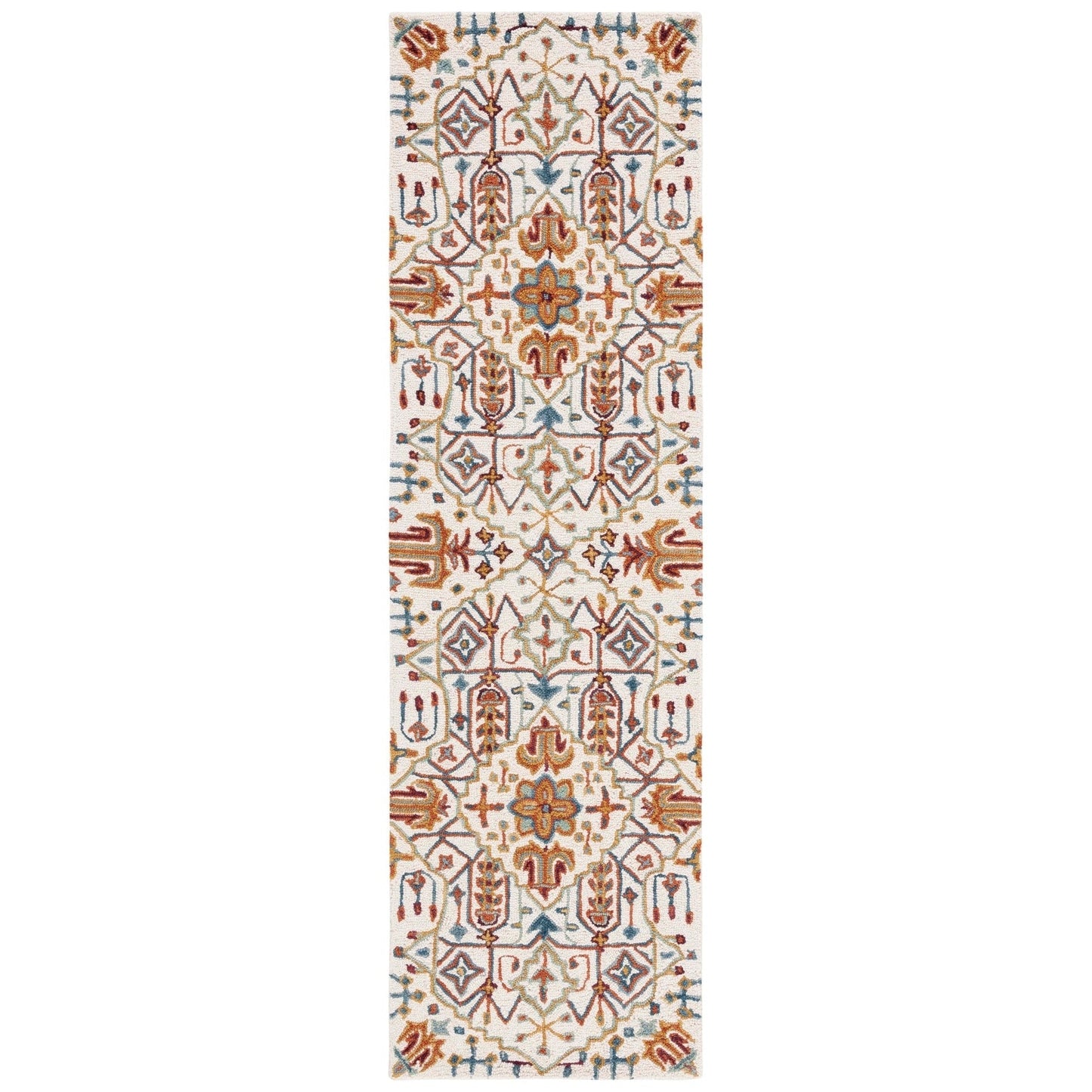 SAFAVIEH Handmade Heritage Snjolaug Floral Wool Rug