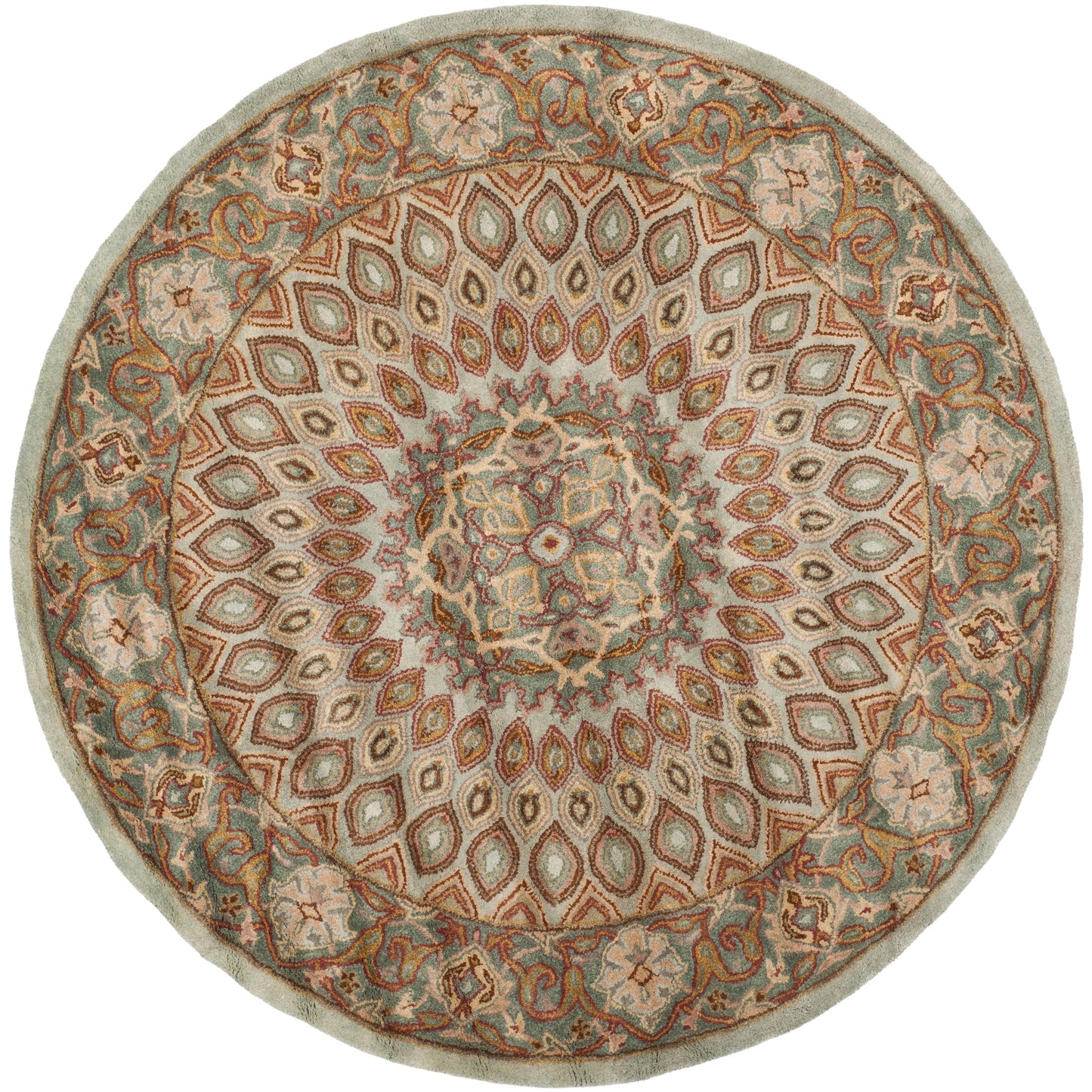 SAFAVIEH Handmade Heritage Wayfarer Traditional Oriental Wool Rug