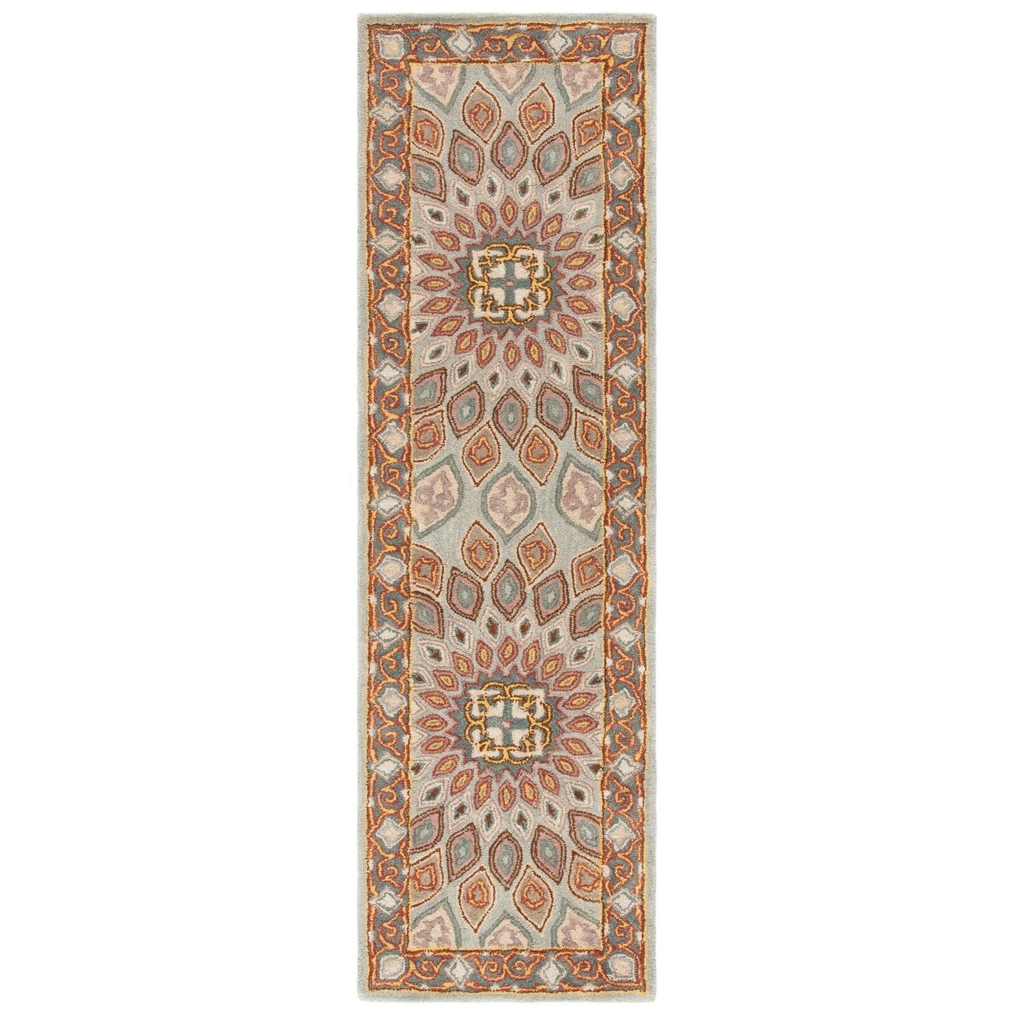 SAFAVIEH Handmade Heritage Wayfarer Traditional Oriental Wool Rug