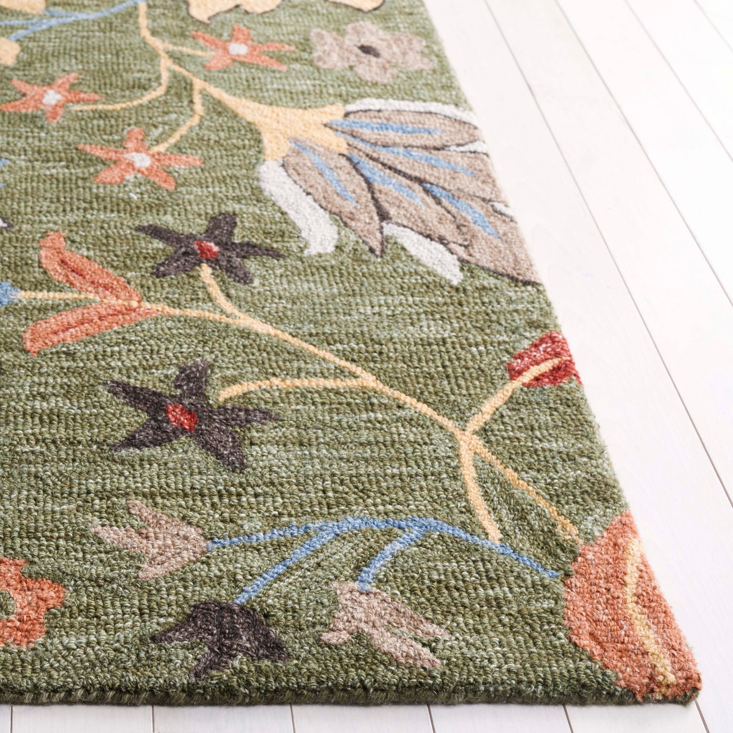 SAFAVIEH Handmade Jardin Asya Country Wool Rug