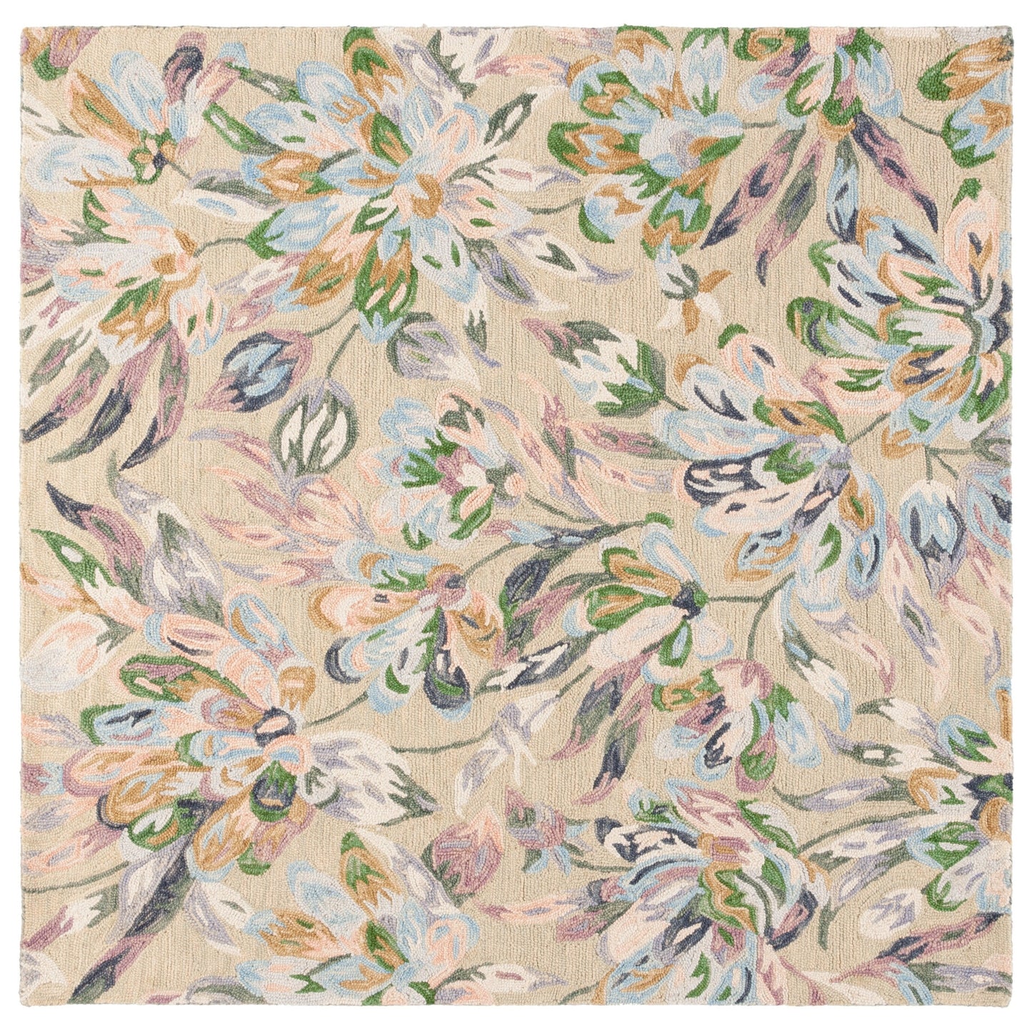 SAFAVIEH Handmade Jardin Evamarie Floral Wool Rug