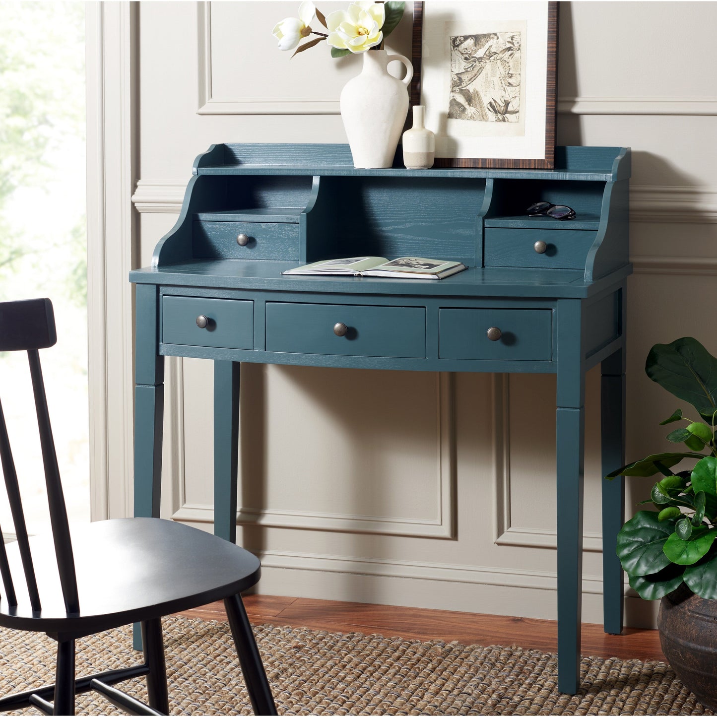 SAFAVIEH Leana 5-Drawer Work Office Writing Desk