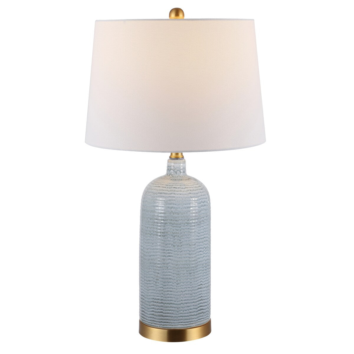 SAFAVIEH Lighting Branddis 26.75-inch Glass Table Lamp - 15 x 15 x 26.8 - 15Wx15Dx27H