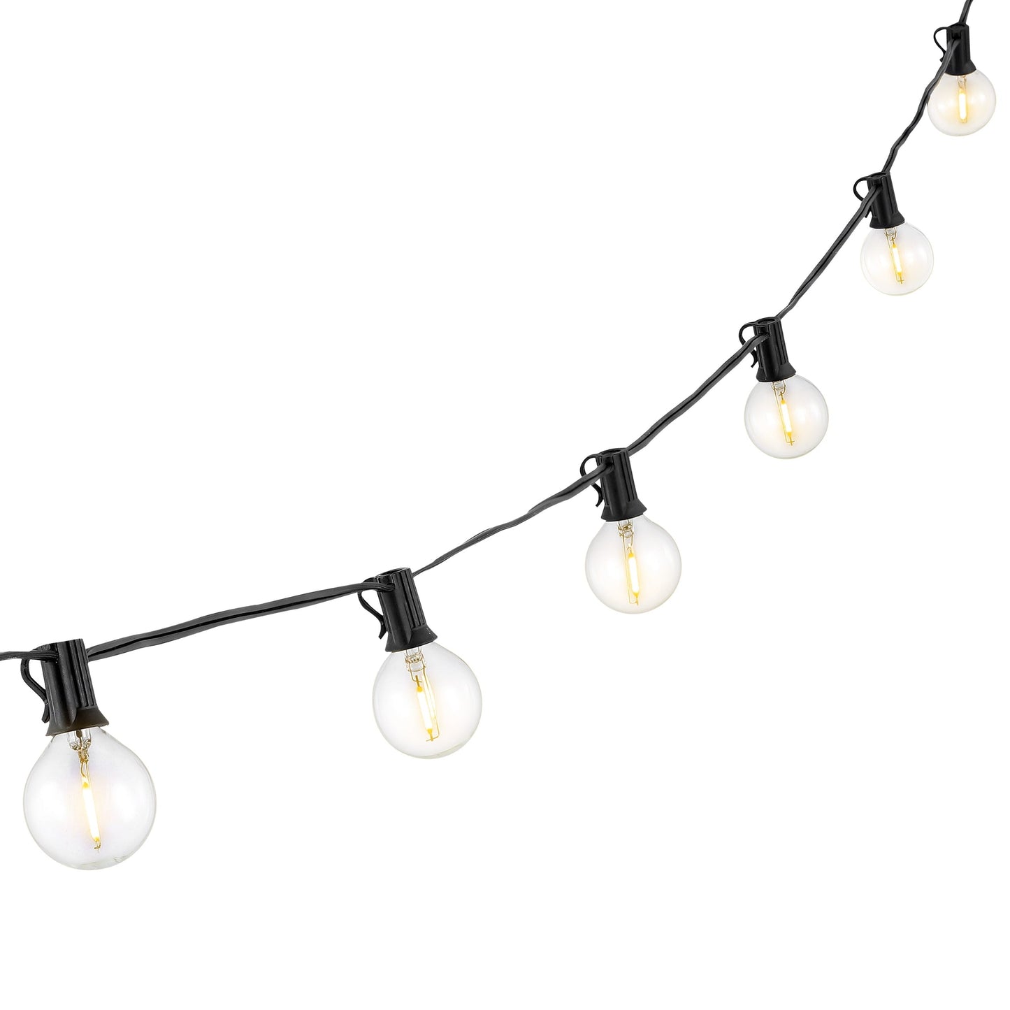 SAFAVIEH Lighting Jenica 25 FT Led Outdoor String Lights - 2W x 300D x 3H