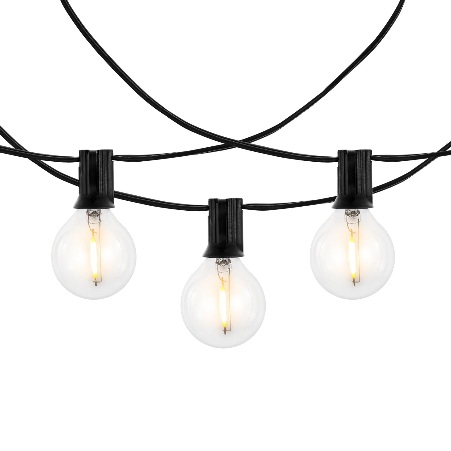 SAFAVIEH Lighting Jenica 25 FT Led Outdoor String Lights - 2W x 300D x 3H