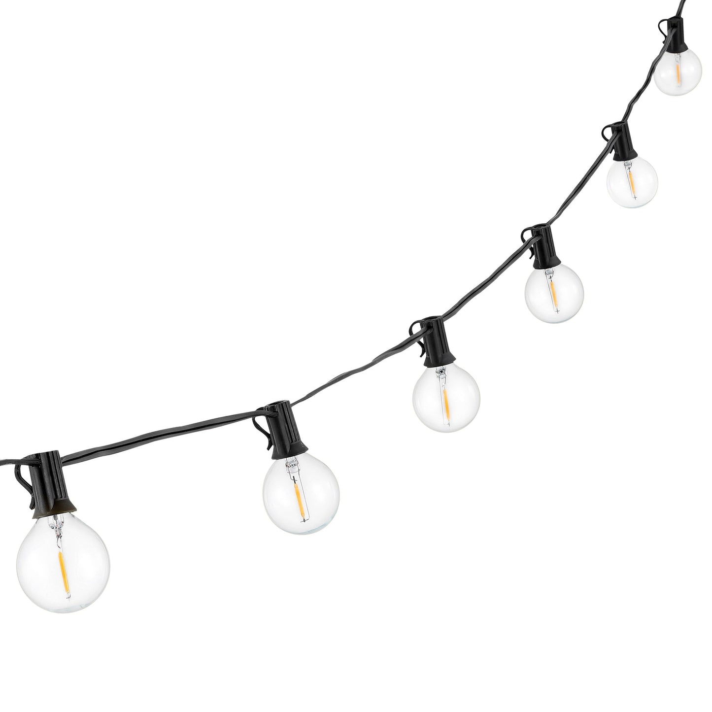 SAFAVIEH Lighting Jenica 25 FT Led Outdoor String Lights - 2W x 300D x 3H