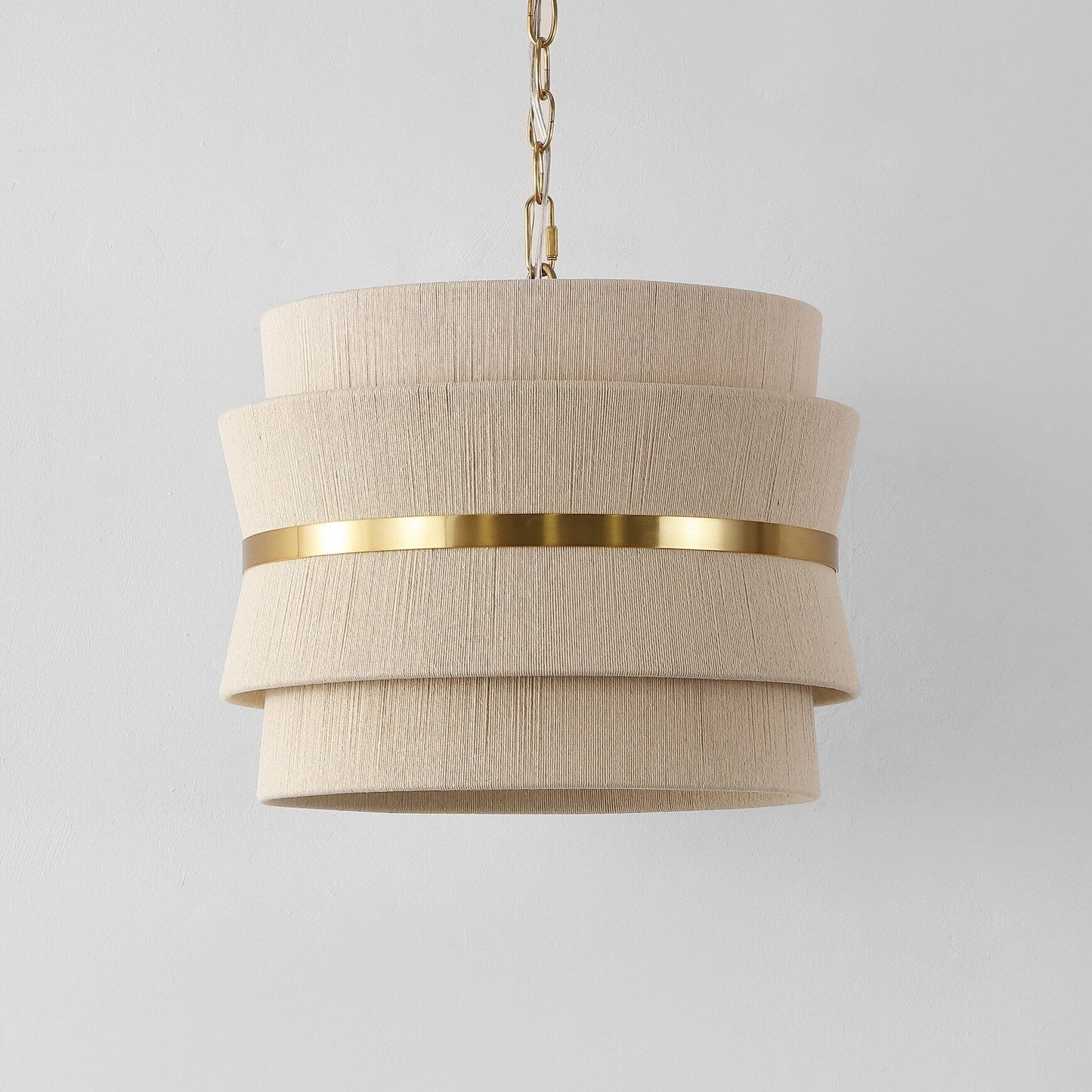 SAFAVIEH Oprea 3-Light Adjustable Hanging Pendant Light Fixture (LED Bulbs Included) - 16 x 16 x 16.5-72.5