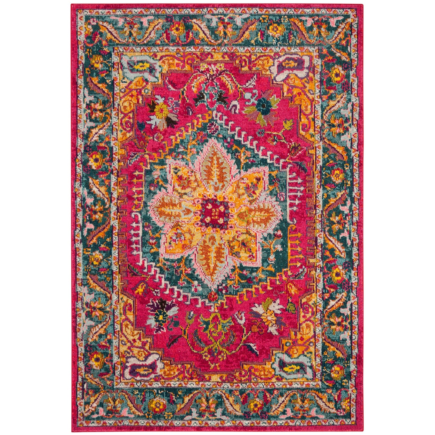 SAFAVIEH Phoenix Sameh Vintage Boho Oriental Rug