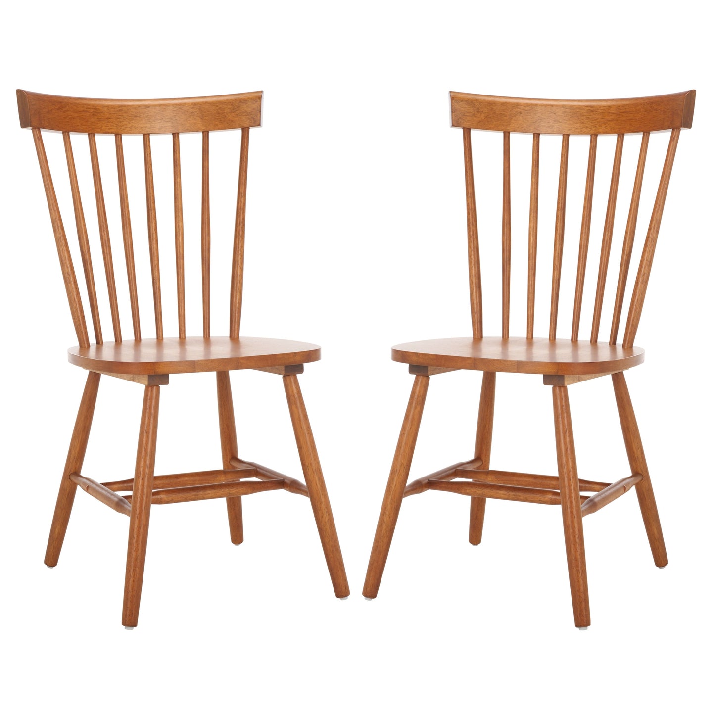 SAFAVIEH Suhair Spindle Farmhouse Dining Chair (Set of 2) - 20.5 x 21 x 36 - 21W x 21D x 36H