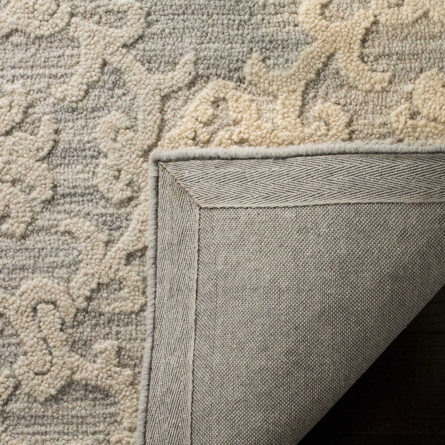 SAFAVIEH, Handmade Blossom Vesela Modern Floral Wool Rug