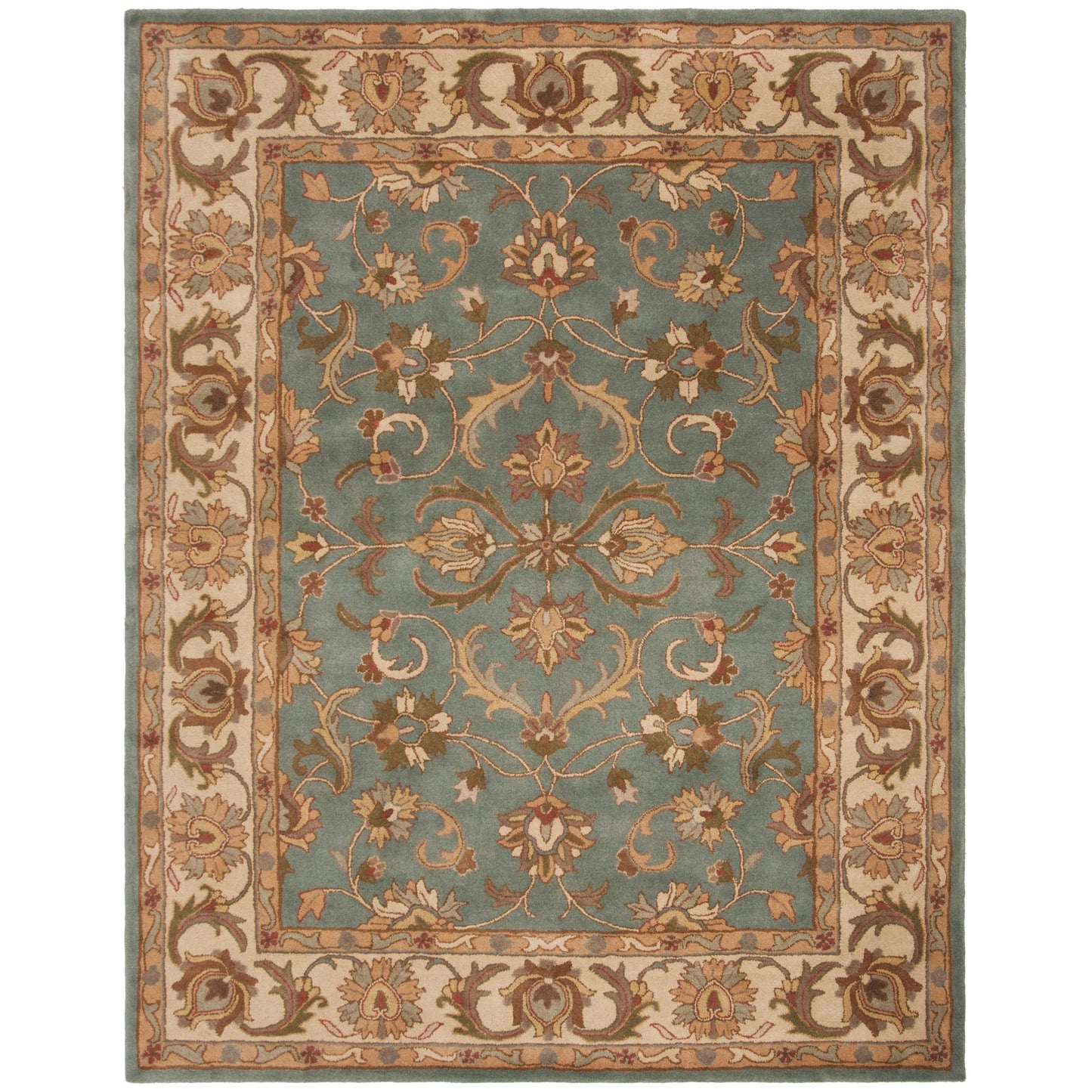 SAFAVIEH, Handmade Heritage Byzantium Traditional Oriental Wool Rug