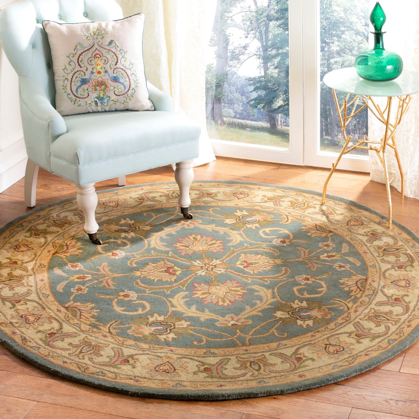 SAFAVIEH, Handmade Heritage Byzantium Traditional Oriental Wool Rug