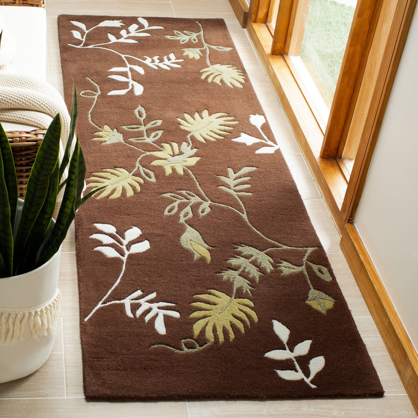SAFAVIEH, Handmade Soho Kelsi Twigs N.Z. Wool Rug