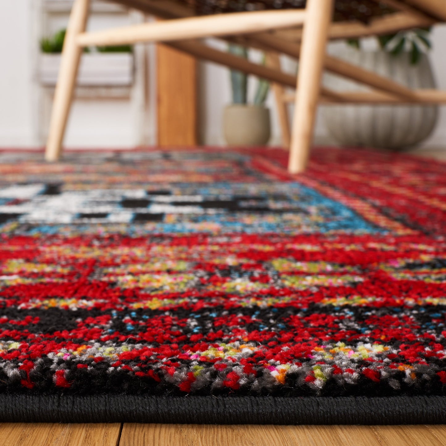 SAFAVIEH, Vintage Hamadan Lilla Oriental Distressed Rug