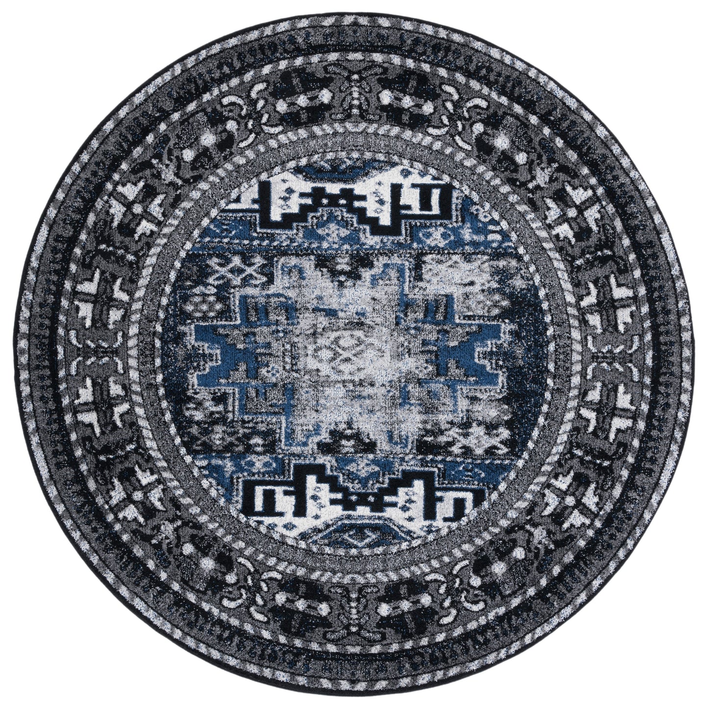 SAFAVIEH, Vintage Hamadan Lilla Oriental Distressed Rug