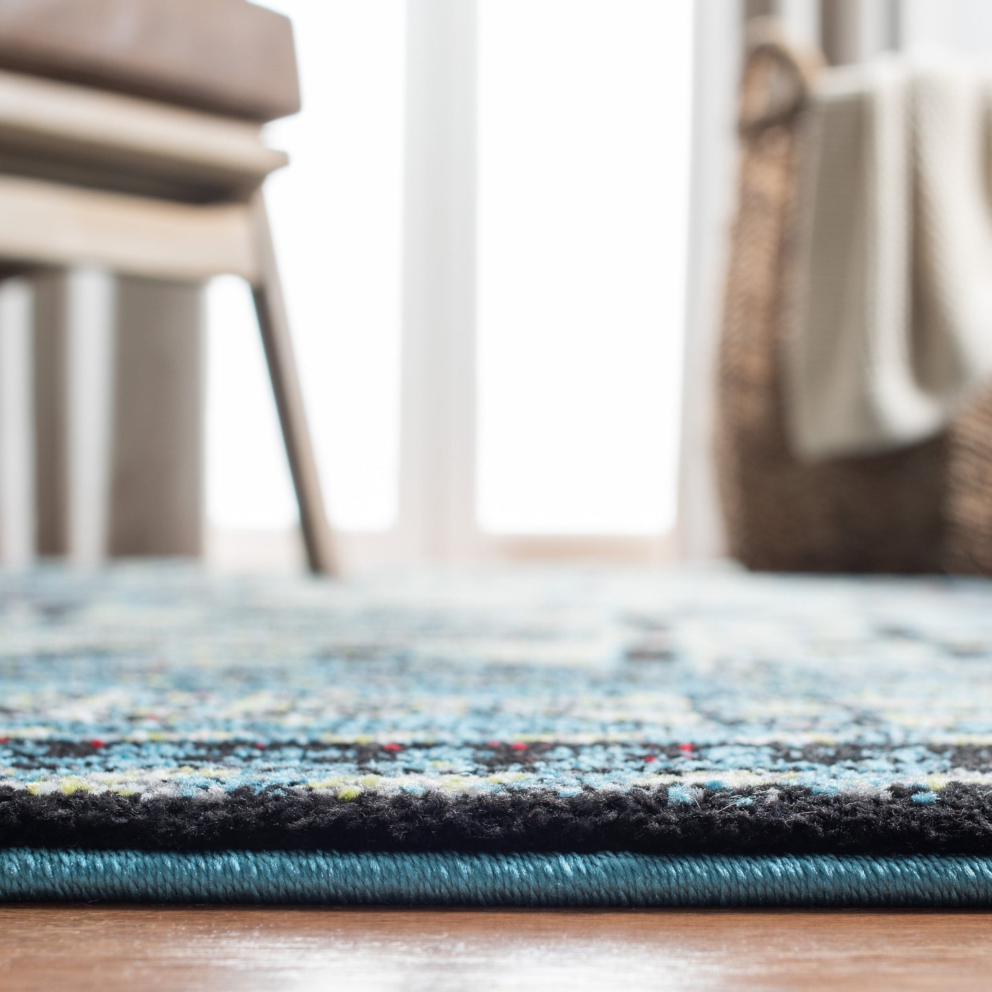 SAFAVIEH, Vintage Hamadan Lilla Oriental Distressed Rug