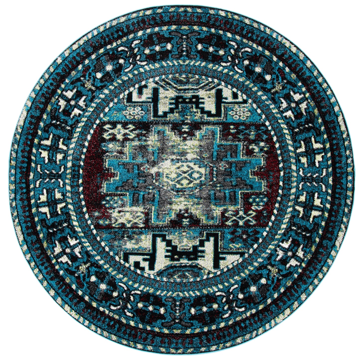 SAFAVIEH, Vintage Hamadan Lilla Oriental Distressed Rug