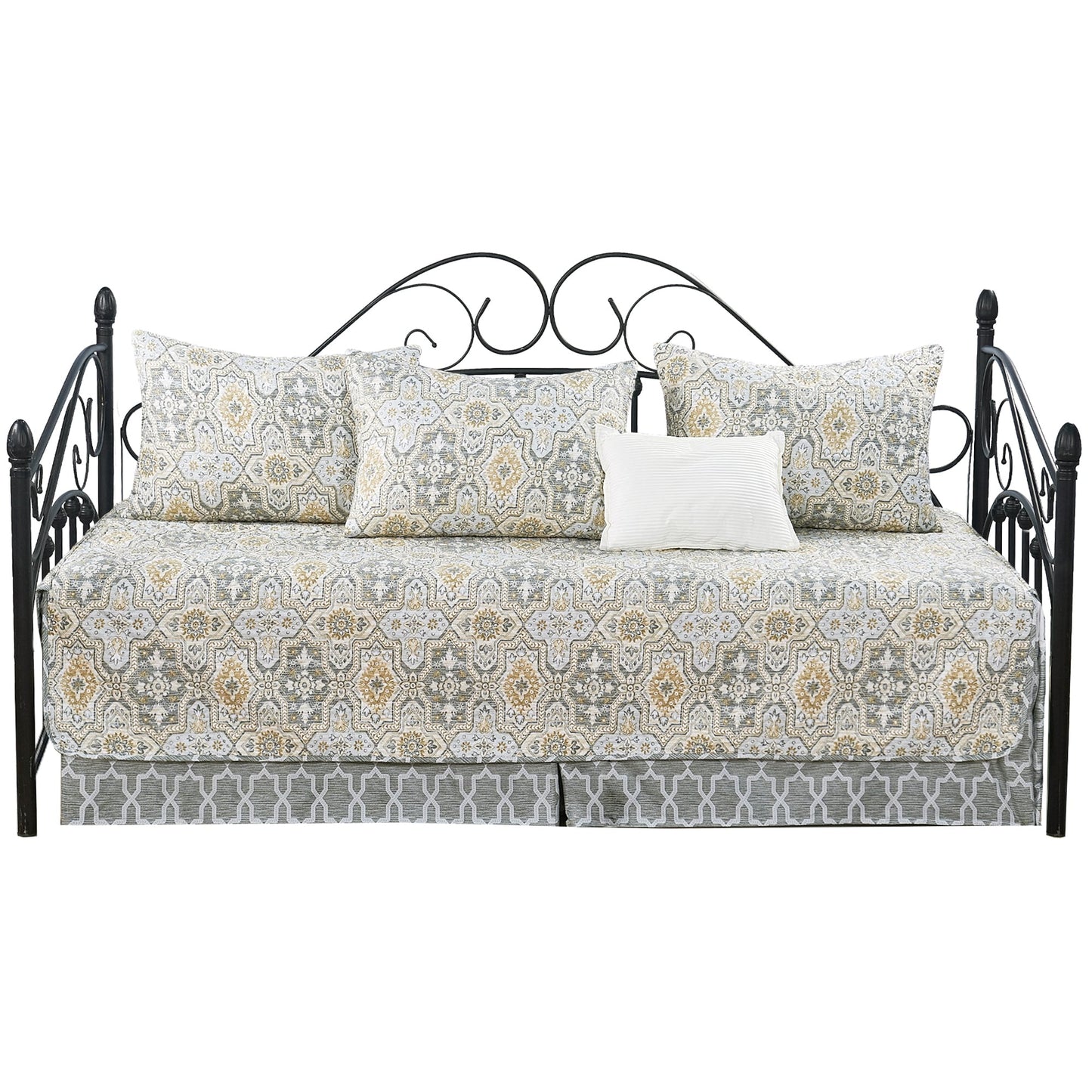 Serenta 6 Piece Cotton Blend Daybed Bedspread Coverlet Set - 75 x 39