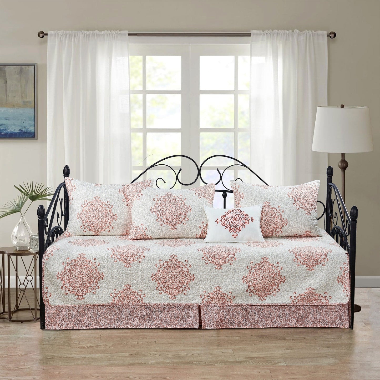 Serenta 6 Piece Cotton Blend Daybed Bedspread Coverlet Set - 75 x 39