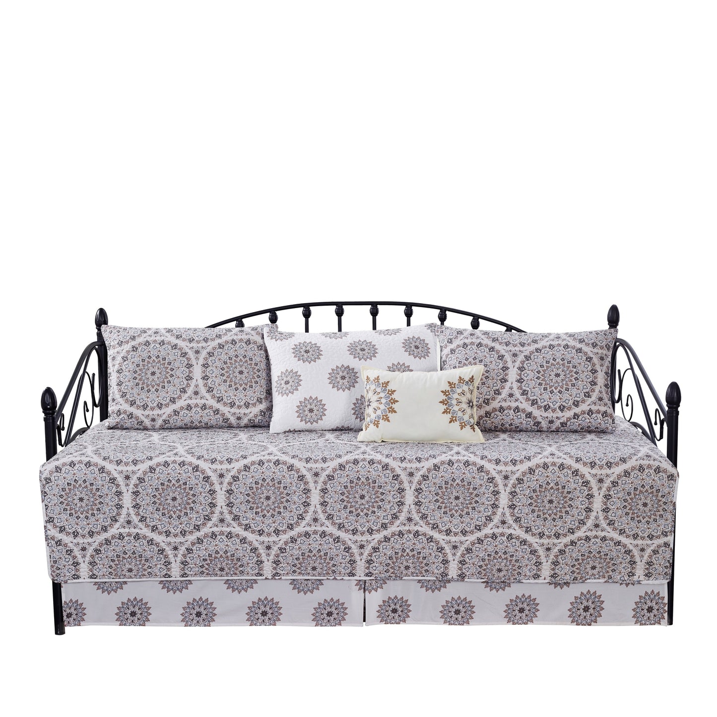 Serenta 6 Piece Cotton Blend Daybed Bedspread Coverlet Set - 75 x 39