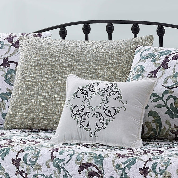Serenta 6 Piece Cotton Blend Daybed Bedspread Coverlet Set - 75 x 39