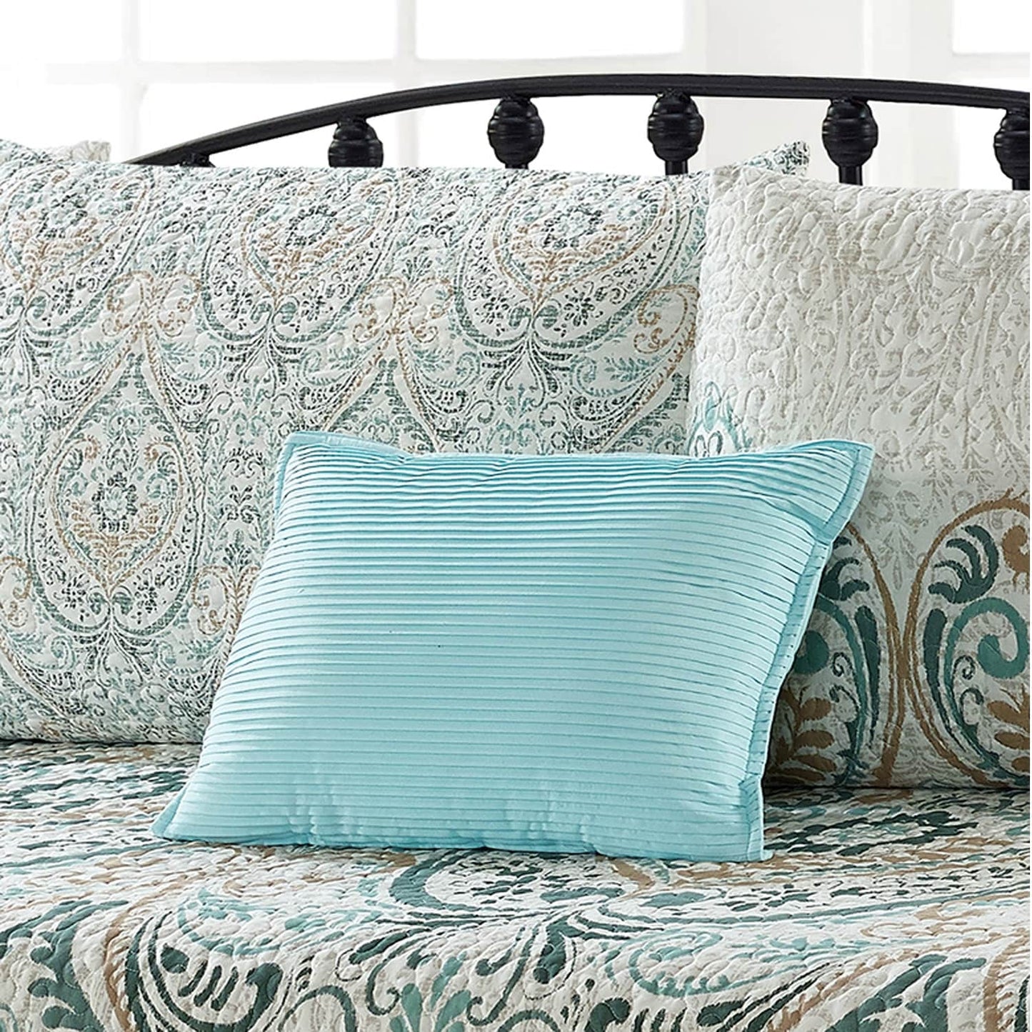 Serenta 6 Piece Cotton Blend Daybed Bedspread Coverlet Set - 75 x 39