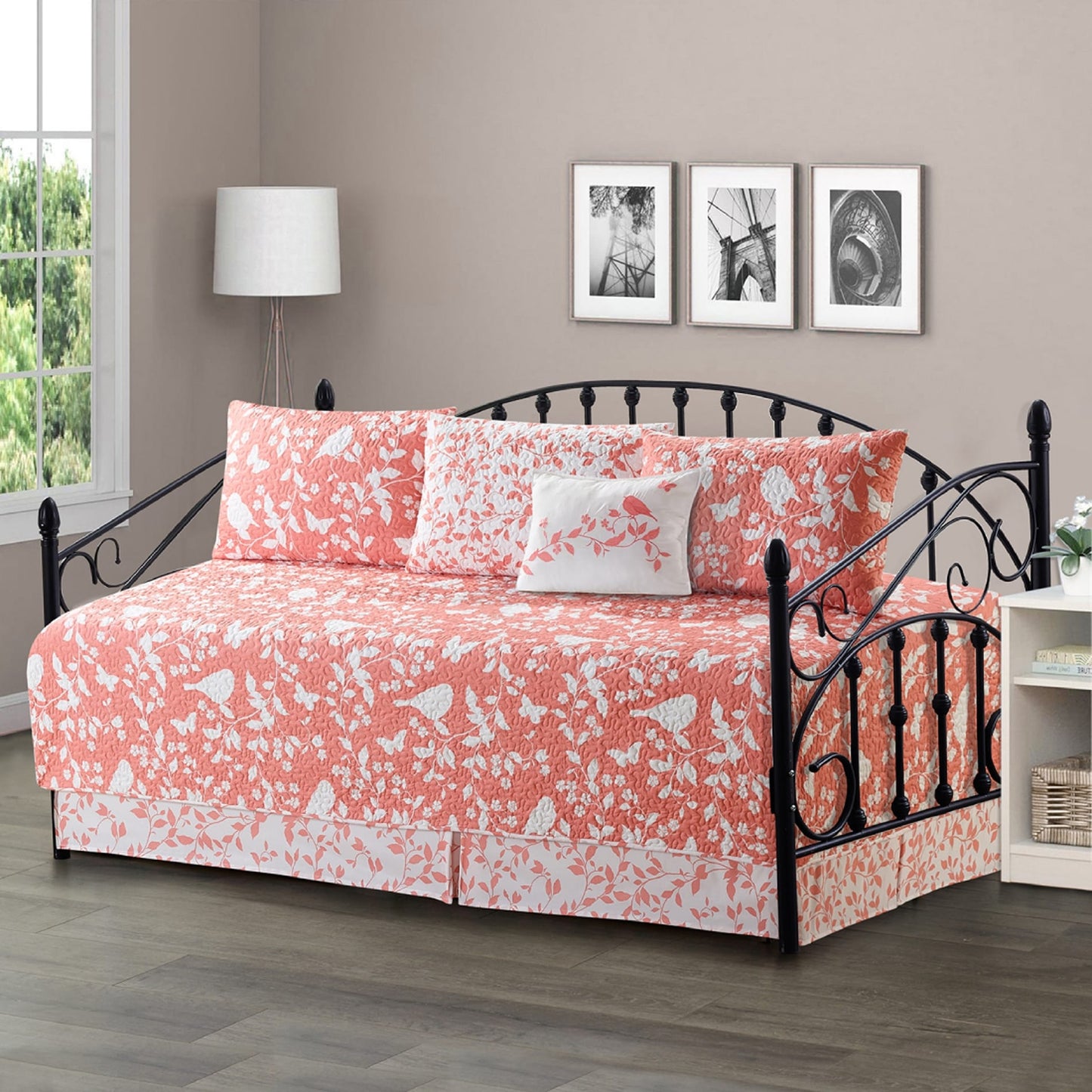Serenta 6 Piece Cotton Blend Daybed Bedspread Coverlet Set - 75 x 39