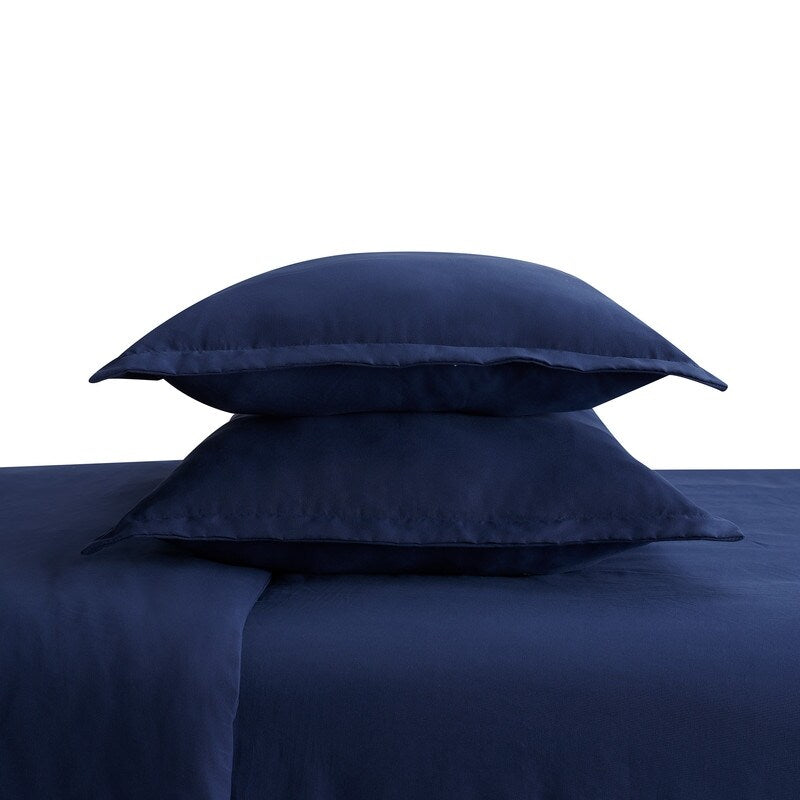 Serta Simply Clean Antimicrobial 3 Piece Duvet Set