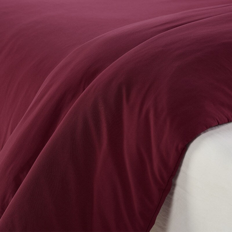 Serta Simply Clean Antimicrobial 3 Piece Duvet Set