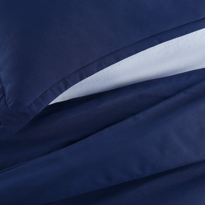 Serta Simply Clean Antimicrobial 3 Piece Duvet Set