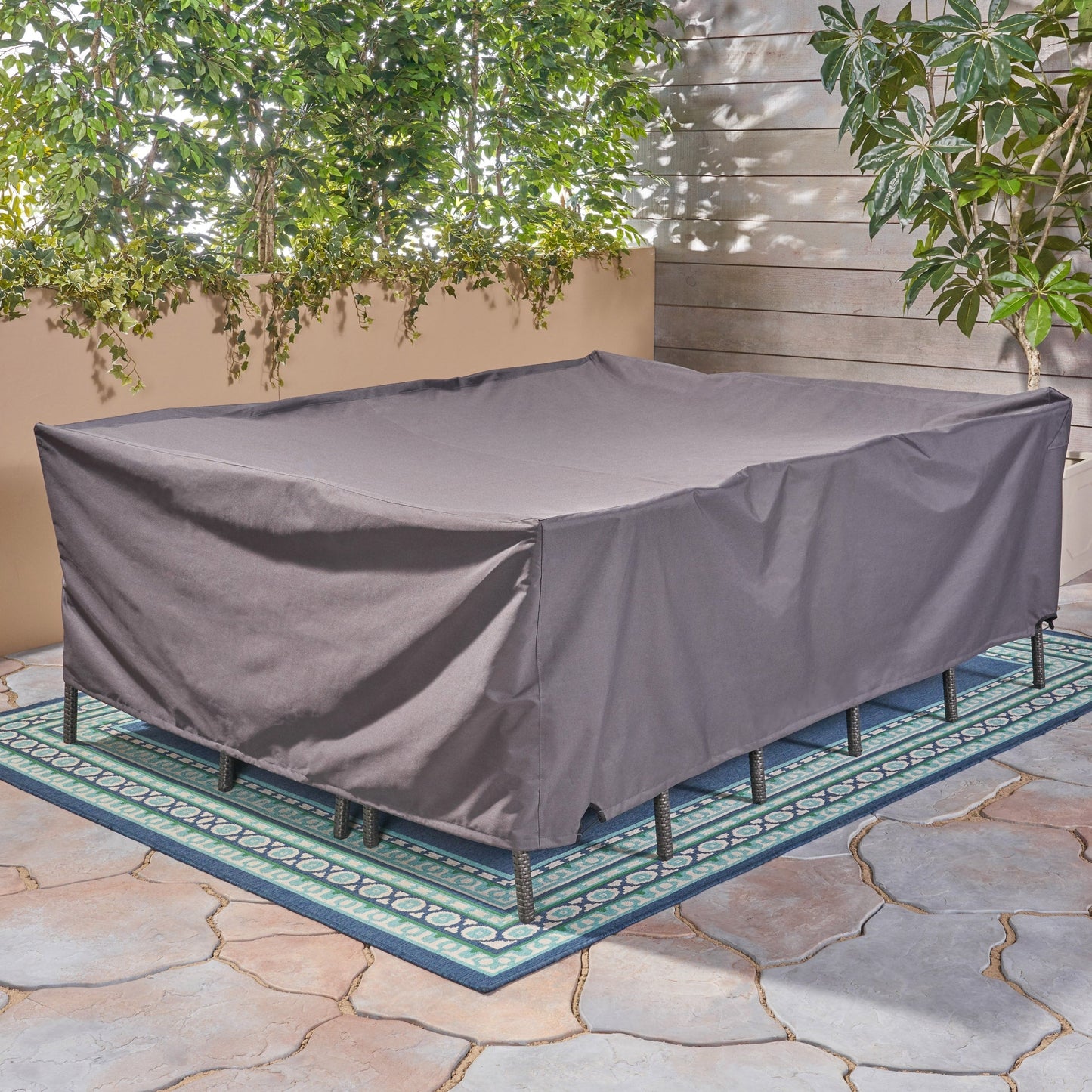 Shield Waterproof Dining Set Patio Cover by Christopher Knight Home