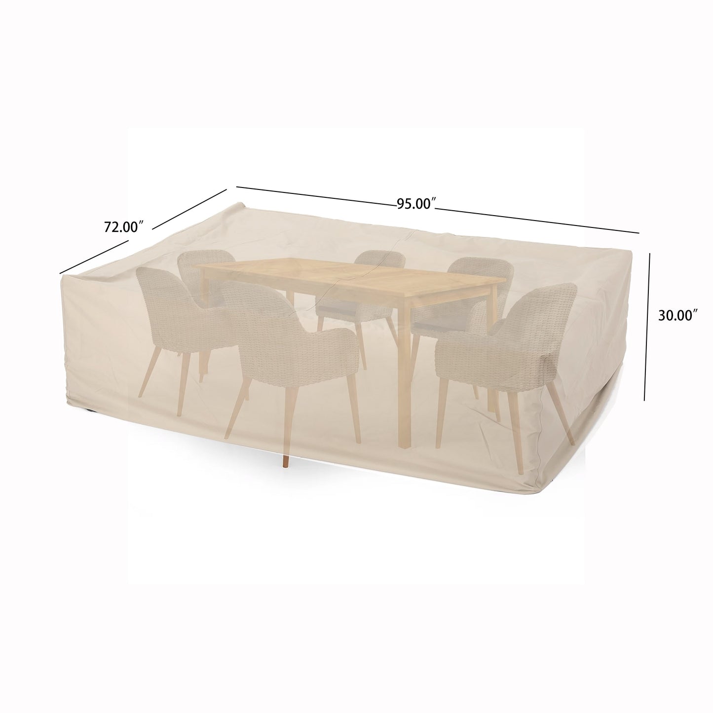 Shield Waterproof Dining Set Patio Cover by Christopher Knight Home