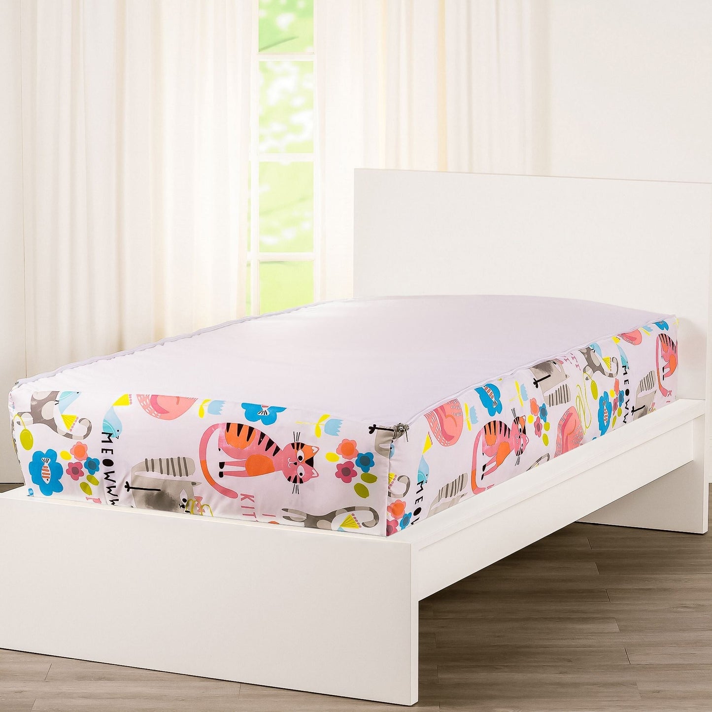 Siscovers I Heart Cats Bunkie Deluxe Zipper Bedding Set