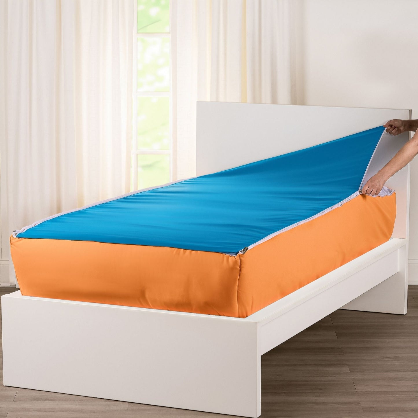 Siscovers Orange Bunkie Deluxe Zipper Bedding Set