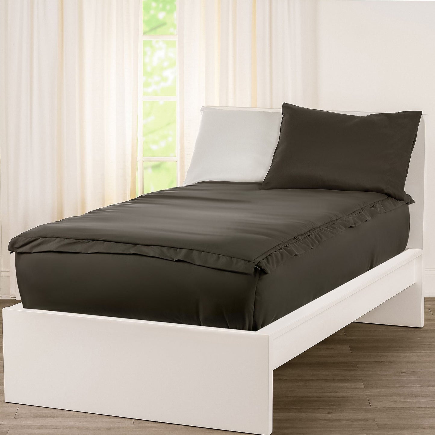 Siscovers Pewter Bunkie Deluxe Zipper Bedding Set