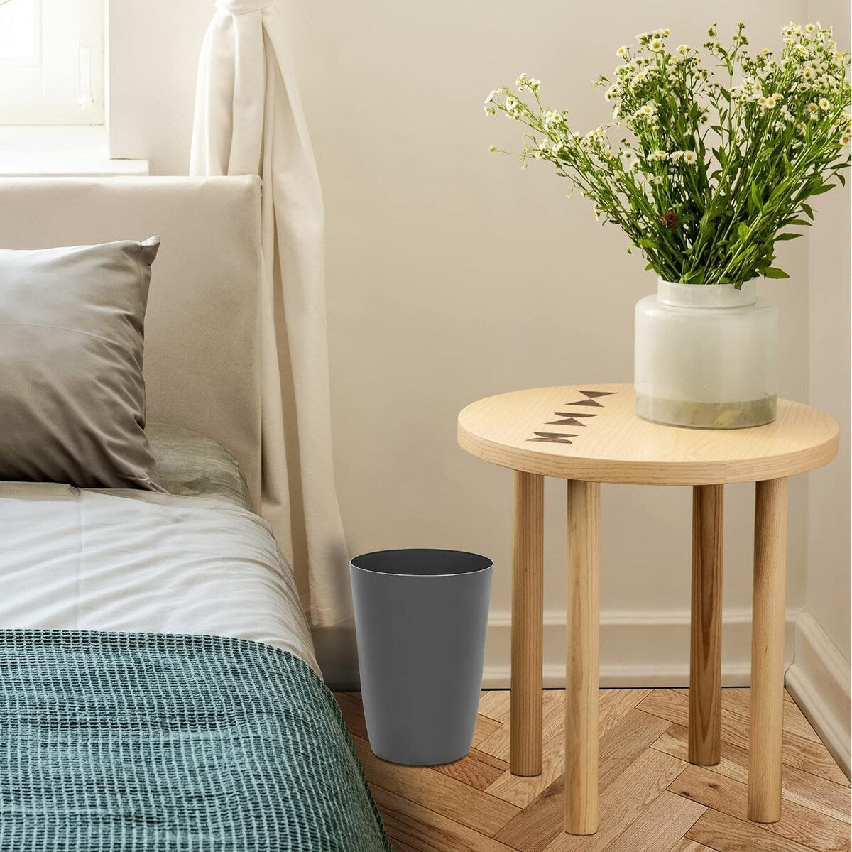 Small Trash Can – Open Top Garbage Cans for Kitchen, Office, Dorm, Bathroom, etc. –Waste Can for Compact/Tight Spaces