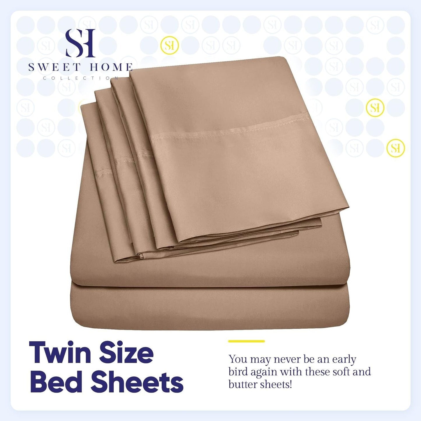Soft Brushed Microfiber 7-piece Split King Sheet Set - 4 Pillowcases