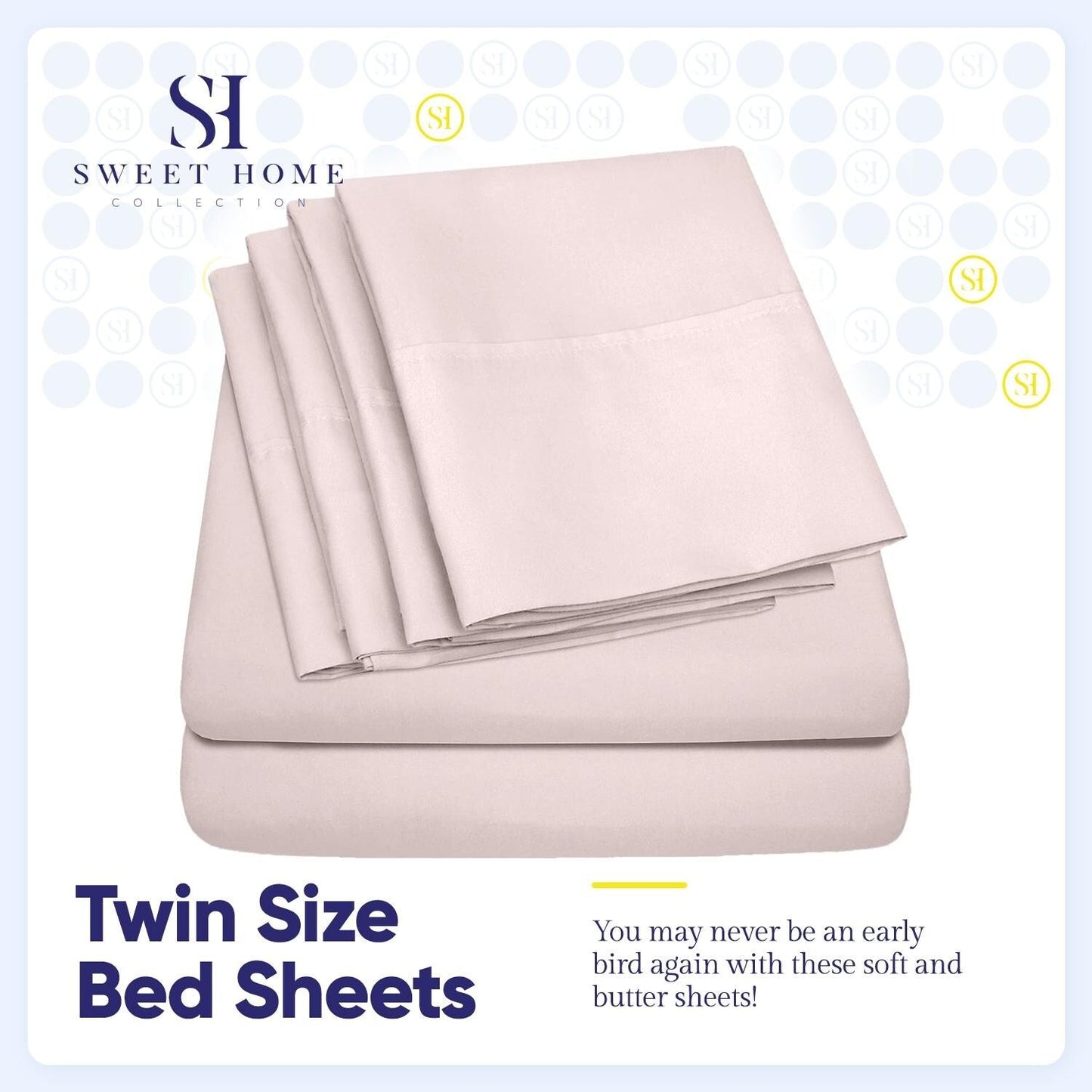 Soft Brushed Microfiber 7-piece Split King Sheet Set - 4 Pillowcases