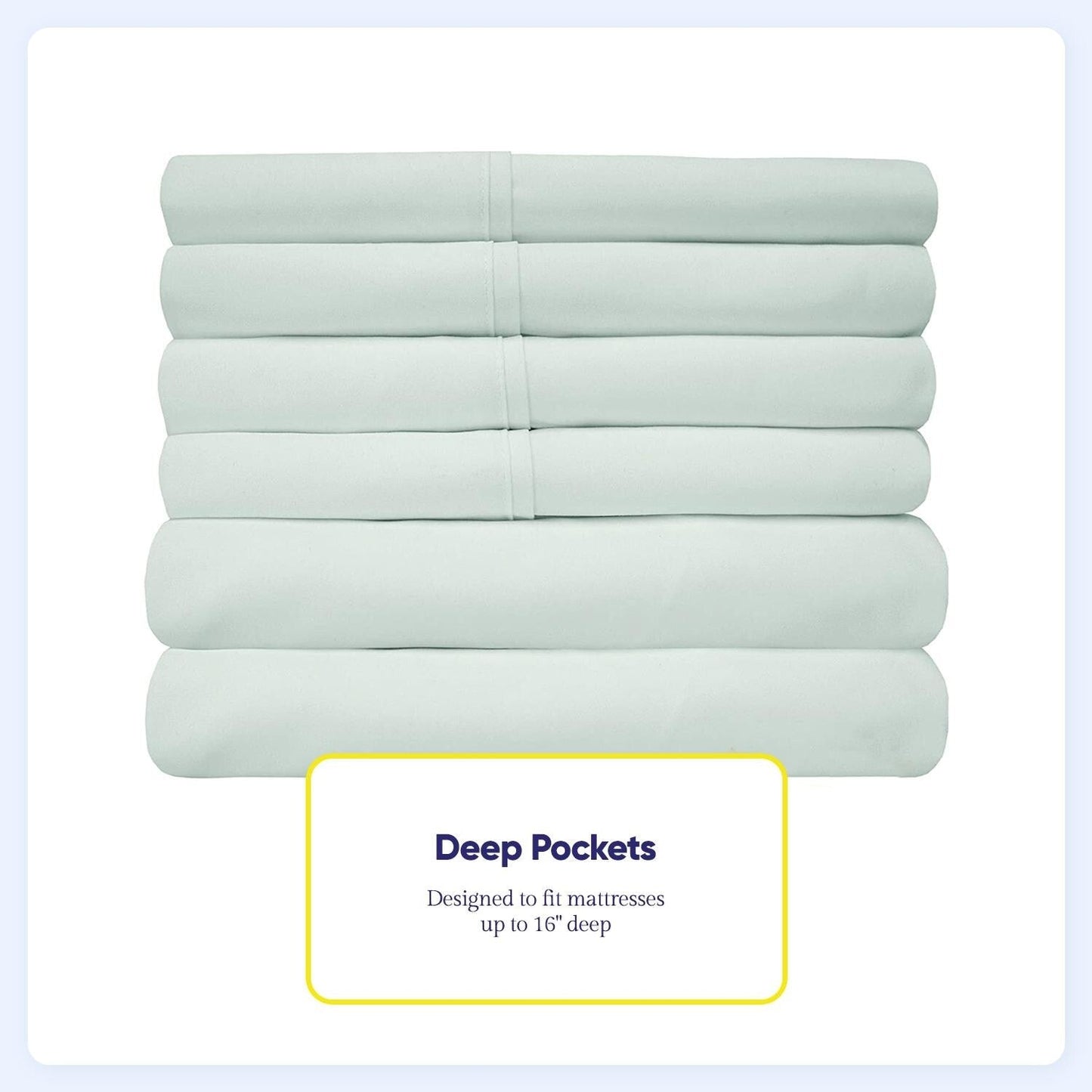 Soft Brushed Microfiber 7-piece Split King Sheet Set - 4 Pillowcases
